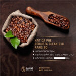 CÀ PHÊ HẠT ROBUSTA CLEAN S18 RANG BƠ